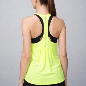 Lululemon Singlet Tank Women’s Size XS‎ Clear Mint Training Gym Stretch Neon
